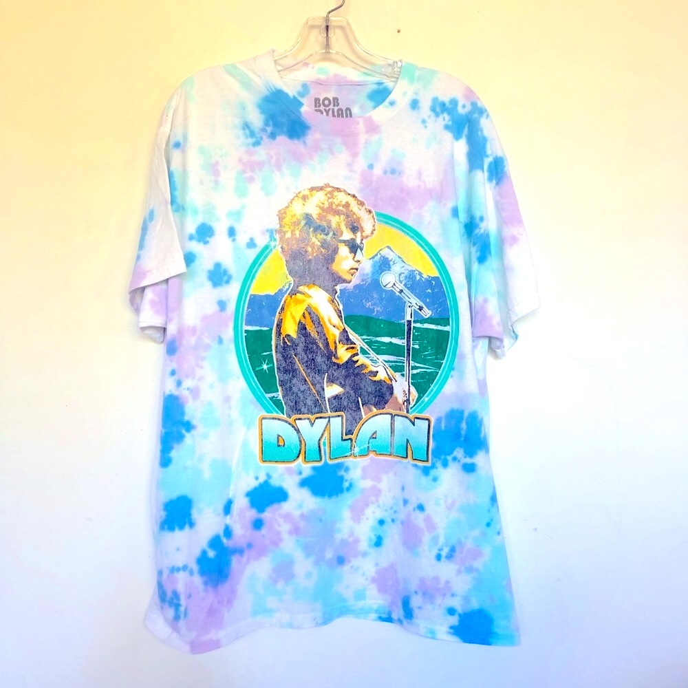 Bob Dylan Tie Dye Tee Band T Shirt